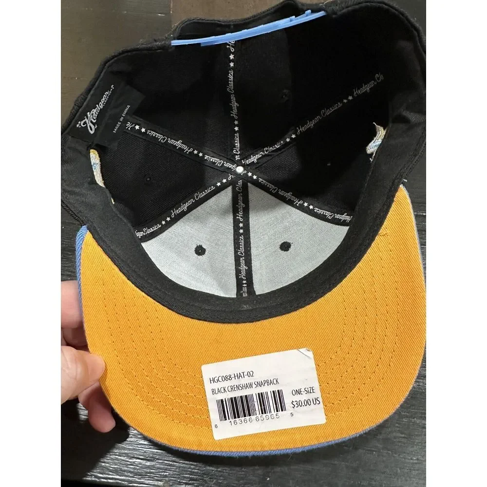 New With Tags NIPSEY HUSSLE Crenshaw Baseball Hat Cap Black And Blue SnapBack‎